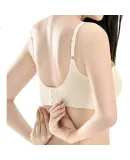 Skechers Women's V-Neck Bra, Wireless, Lightweight, Antibacterial, Push-Up, Gathered, Sports Bralette, Camisole Style