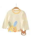 Youqi Baby Clothes, Long-Sleeve Top for Boys And Girls, Spring And Autumn Undershirt, Infant Cute Clothing