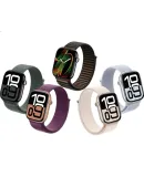 MSSM Compatible Apple Watch Band for Apple Watch S11/10 Nylon Loop Sports Strap IWatch Ultra 3/9/SE3 [Dark Ink Color] 44/45/46/49