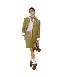 MARIUS | "MIU Xiya" Imported MARZOTTO Wool Blazer Shorts Skirt Pants Set Women's Suit