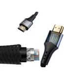 HP HDMI Cable, 1.5 Meters, 4K60Hz Digital High-Definition Cable, HDMI 2.0, for Connecting Laptop, Set-Top Box to TV, Projector, Monitor, Cotton Braided