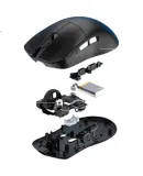 PHILIPS Hunter F3 Dual 8K Wireless Gaming Mouse Bluetooth Tri-Mode Esports Mouse 45g Lightweight Design 3950 Engine Birthday Gift for Boyfriend SPK9718 Black