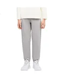 361° Children's Clothing, Kids' Long Pants, Fall 2025, Boys And Girls 3-14 Years Old, School Knitted Sports Elastic Trousers, Gray 110