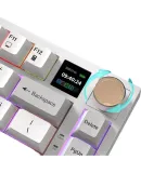 Lenovo Ecosystem Brand Yinengzhe Custom Mechanical Keyboard, Bluetooth Wireless Gasket Structure, for Gaming And Office Use, Compatible with Xiaoxin/Luojuzhe, Linear Feel, Qingkong MK82