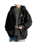 Paul Frank Men's Hoodie, Zip-Up Jacket for Spring And Autumn, Men's Outerwear, Hooded Sweatshirt