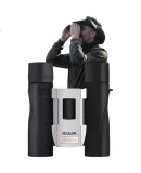 Nikon A30 8X25 Portable Folding HD Binoculars for Theater, Sports, and Travel - Silver