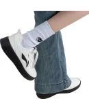Li-Ning Women's Sneakers, Chuyun Authentic 2026 New Style Breathable Casual Shoes, Thick-Soled Height-Increasing Low-Top Sports Shoes, White Sneakers