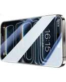 LANGLING [2 Pieces without Black Border] Tempered Glass Screen Protector for IPhone 17 Pro, High-Definition Anti-Drop Wear-Resistant Anti-Fingerprint Protective Film for Apple 17 Pro Smartphone