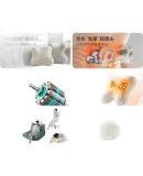 PHILIPS Back Support Waist Massager Leg Kneading Massage Device Shoulder Neck Abdomen Heat Therapy Pillow Massage Cushion 3111B White Birthday New Year Gift Annual Party Present