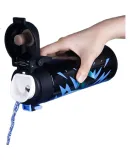 Angelamiao Children's Insulated Cup, 316 Stainless Steel, for Boys And Girls, Elementary School Students, Fashionable Portable Direct Drinking Bottle, Water Cup, 500ml, Black Panther