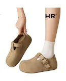 ZHR Height-Increasing Birkenstock Sandals for Women, Kappa Versatile Women's Shoes, Spring And Autumn Lightweight Casual Flats for Women, JT191 Khaki Size 36