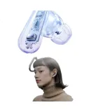 Vivo TWS 5 Hi-Fi Edition Deep Sea Blue Full-Link Ultimate Hi-Fi Master 60dB Deep Sea Intelligent Noise Cancelling Bluetooth Earphones with S50 Earphones