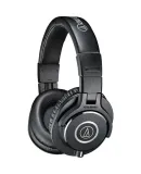 Audio-Technica ATH-M40x Professional Monitoring Over-Ear Headphones with 90-Degree Rotating Ear Cups, Single-Ear Monitoring