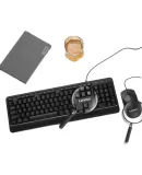 Lenovo Wired Keyboard And Mouse Combo, Keyboard, Keyboard And Mouse Set, Office Mouse And Keyboard Combo, KM4800 Keyboard, Computer Keyboard, Laptop Keyboard 2022 Model