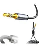 UGREEN AUX Audio Cable, 3.5mm Male to Male Car Audio Connection Cable, Laptop Phone Headphone Speaker Car Conversion Recording Cable, 2 Meters, 10735