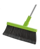 3M Scotch-Brite Broom And Dustpan Set, Household Soft Bristle Fiber Sweeping Tool, Two-Piece Set with Integrated Handle, Non-Spliced