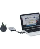 UGREEN USB 2.0 to Mini USB Data Cable, Portable Hard Drive Camera Dash Cam T-Shaped Interface Power Charging Connection Cable with Dual Power Heads, 0.5 Meter, 10346