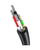 UGREEN USB 2.0 Data Cable Male to Male, High-Speed Transfer Dual Male Connector Cable for External Hard Drive Enclosure, Laptop Cooling Pad, Set-Top Box, 0.25 Meters, Black, 10307