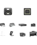 UGREEN Printer Data Cable USB2.0AM/BM Square Connector High-Speed Printing Cable Universal for HP Canon Epson Printer Extension Cord 1 Meter 10844