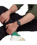 Swatch Swiss Watch, Black Blue Light Boat, Three-Eye Timer New Year Gift Exam Watch Quartz Fashion Wristwatch SUSB406