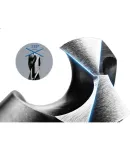 BOSCH High-Speed Metal Steel Twist Drill Bits for Electric Drills, Alloy Steel Aluminum Alloy Metal Drilling 2/3/4/5/6mm (5-Piece Set)