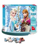 Disney (Disney) 200-Piece Children's Puzzle Toy, Frozen Princess Home Decor Box Puzzle, Birthday Gift Present