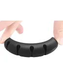 UGREEN Desktop Cable Management Clip, Power Cord Organizer, Cable Wrap, Cable Storage And Organization Clip, Wire Tying Clip, 2 Pack Black, 30762