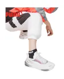 PUMA Men's Casual Sports Socks, 3-Pair Pack, Black/light Heather Gray/deep Heather Gray, One Size Fits All