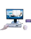 UGREEN Type-C Expansion Dock Dual-Screen Display USB-C to HDMI/VGA Adapter Converter High-Definition 4K Screen Mirroring Device Compatible with Apple 15/16 Mac Laptops And IPad