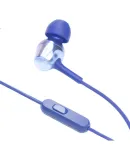 SONY MDR-EX255AP In-Ear Wired Headphones with Microphone for Stereo Sound, High-Quality Mobile Phone Calls, Blue Color, Double 11 Shopping Recommendatio