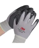 3M Gloves, Comfortable Non-Slip/wear-Resistant/oil-Resistant/labor Protection/nitrile Palm-Coated Gloves, Highly Breathable, Gray, Size L