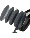 Li-Ning Swimming Goggles, High Definition Anti-Fog Myopia Large Frame Swim Glasses, Diving Waterproof, for Men Women Adults Children, LSJL6231 Black 250° Swimming Goggles