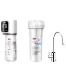 3M Water Purifier for Home Use, Zero Wastewater, Mineral Removal, Direct Drinking, Smart, 2.2L/min Large Flow Rate, 700G Filter, Pre-Filter SW20