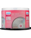 PHILIPS DVD-R Blank Discs, Recordable Discs, Data Storage And Backup for Audio And Video Recording, 16x Speed, 4.7GB, 50 Pieces in A Barrel