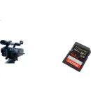 SanDisk (SanDisk) 64GB SD Memory Card, 4K V30 U3 C10 Camera Storage Card, Read Speed 200MB/s, Write Speed 90MB/s, Mirrorless/DSLR Camera Memory Card