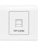 TP-LINK TL-EF5e01 Single-Port Network Information Panel, 86-Type Engineering-Grade Computer Fiber Broadband Network Cable Socket (Integrated Cat5e Unshielded Information Module without Drilling)