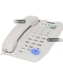 PHILIPS Landline Telephone, Corded Phone for Office And Home Use, Battery-Free Design with Caller ID, TD-2808 (White)