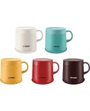 TIGER (TIGER) Insulated Mug, Stainless Steel Double-Layer Vacuum Office Coffee Cup, MCI-A28C Mango Color, 280ml