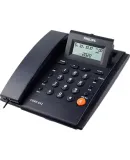 PHILIPS Landline Telephone, Corded Phone for Office And Home Use, Battery-Free, Caller ID Display, Adjustable Screen, CORD042 (Deep Sea Blue)