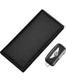 Septwolves Valentine's Day gift wallet men's long card holder genuine leather handbag gift box for boyfriend husband