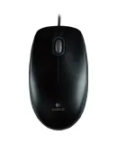 Logitech M100r Mouse, Wired Mouse, Office Mouse, Symmetrical Mouse, Large Hand Mouse, Black