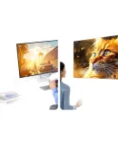 UGREEN Network Cable Adapter Connector, RJ45 Network Cable Extender Straight-Through Head, Network Module Double-Through Head, Crystal Head Network Port Connector, Category 5/6 Network Cable Interface Shielded, Single Pack