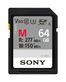 SONY (SONY) 64GB SD Memory Card SF-M64/T2 M Series Camera And Camcorder Memory Card U3 C10 V60 UHS-II Read Speed up to 277MB/s