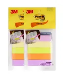 3M Sticky Notes, 2 Packs, Memo Pads/Note Paper/Fluorescent Index Labels, Office Supplies, School Stationery, 670-5AN (5 Colors)