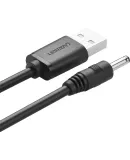 UGREEN USB to DC Power Cable, 3.5mm Charging Cord, Suitable for Electric Toothbrushes, Fans, LED Lamps, Speakers, Makeup Mirrors, Facial Cleansing Devices, Round Hole Data Cable, 10376, 1 Meter