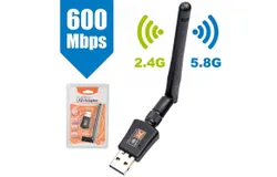 600M dual-band wireless card wifi signal receiving transmitter 2&period;4&sol;5G Gigabit computer USB wireless card