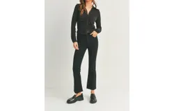 Just Black Denim Jade Jean In Black