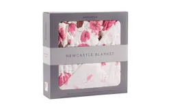Cherry Blossom Bamboo Muslin Newcastle Blanket