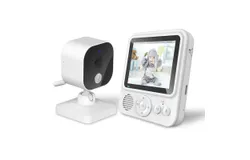 2&period;8 inch baby monitor 2&period;4G wireless baby cry monitor night vision temperature detection Elderly care device