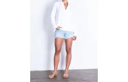 Lamade Santa Fe Gauze Top In White